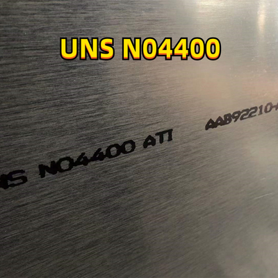 ASTM B127 Płyta ze stopu niklu i miedzi UNS N04400 Monel 400 0,5 - 3 * 1219 * 2438 mm