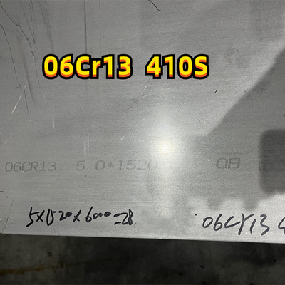 ASTM A240 410S Płyta ze stali nierdzewnej SS410S 06Cr13 X6Cr13 Metal 60 mm