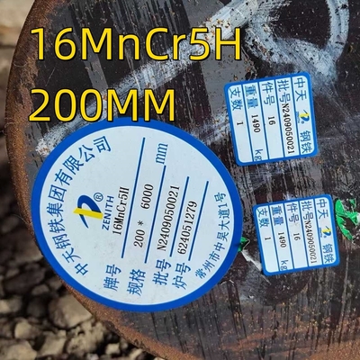 EN 10084-2008 DIN 1.7131 200 mm okrągły pręt ze stali stopowej 16mncr5H Stal SAE 51204