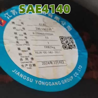 Pręt okrągły ze stali stopowej SAE4140 walcowanej na gorąco, OD 200-600mm, SCM440, kuty, pełny pręt