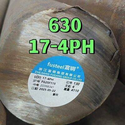 EN 1.4548 AISI630 17-4 PH SUS630 Rod okrągły ze stali nierdzewnej Warunek H1150 Twardość 28HRC (minimum)