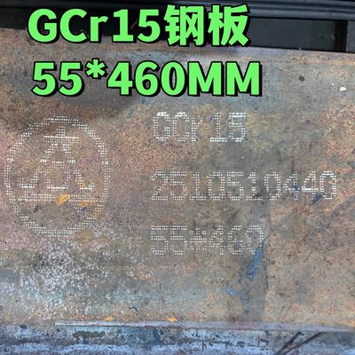 Płyty metalowe o wysokiej zawartości węgla Gcr15 1.3505/Suj2 /52100 EN31/535A99 Płyty stalowe łożyska 55*460mm