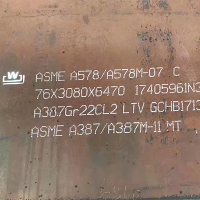 Płyta stalowa kotła ze stopu Gr22 THK16mm Cięcie płyt Chrom Molibden