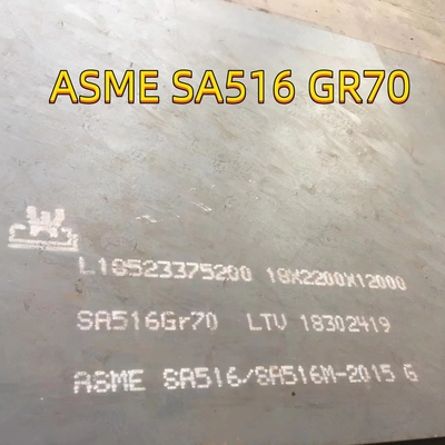 ASTM A516 GR 70 N Płytka stalowa z kotła do naczyń ciśnieniowych