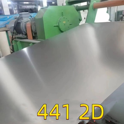 Aisi 441 1.4509 0,8 mm Płytka ze stali nierdzewnej 2D Powierzchnia 1220*2440mm Dla przemysłu motoryzacyjnego