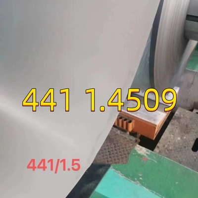 Aisi 441 1.4509 0,8 mm Płytka ze stali nierdzewnej 2D Powierzchnia 1220*2440mm Dla przemysłu motoryzacyjnego