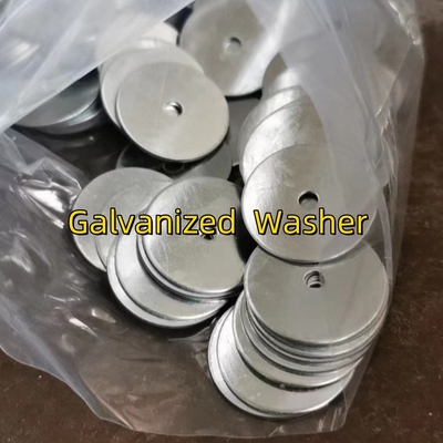 ASTM A325 Galwanizowana pralka ze stali 25MM*4.3MM*1mm 300g/oppbag Plain Cup Ear Flat Plain Washer