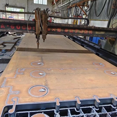 DIN EN10025-2 S355J2+N 1.0577 Granulator Górna obudowa stalowa 12*1524*6096mm