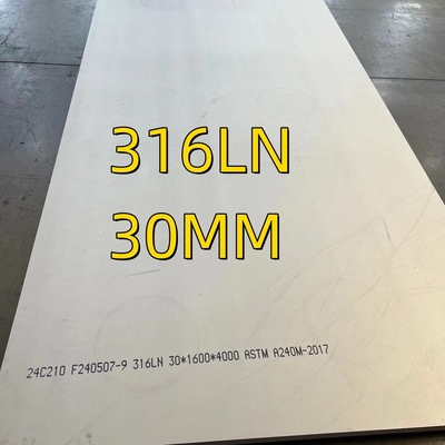 316LN (1.4429) w płytkach: 1000 x 1000 x 14 UNS S31653 Płytka ze stali nierdzewnej dla paznokci urazowych