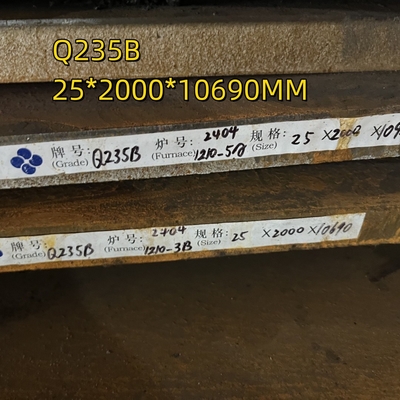 Tłuszcz płyty ze stali węglowej 3-60 mm walcowana na gorąco Q235 S235JR SS400 Do konstrukcji