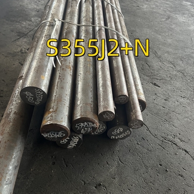 EN 10028 S355J2 Okrągły pręt Dia 50*6000MM DIN 1.0577 (S355J2+N) ST52-3 Pręt ze stali stopowej