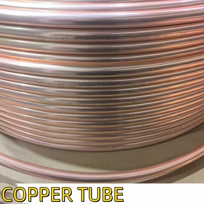 Rury miedziane czyste 99,9% JIS H3300 OD 1 1/4 ′′ x grubość 2 mm x L 3500 mm Czerwone rury miedziane 9,5 * 1.5
