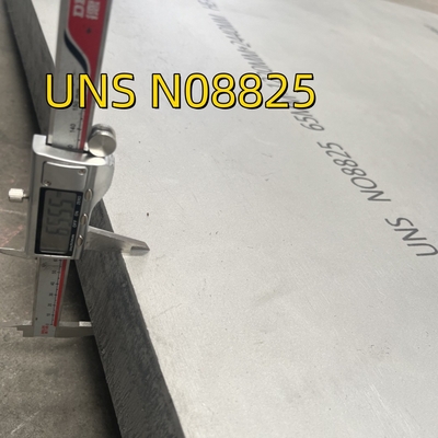 Wielkość płyty: 4×8×10 mm grubości Materiał Stopień Inconel 825 Płytka ze stali stopowej
