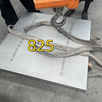 Wielkość płyty: 4×8×10 mm grubości Materiał Stopień Inconel 825 Płytka ze stali stopowej