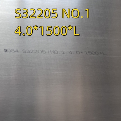 1/4' 6,35mm 6mm 2205 Płytka ze stali nierdzewnej dupleks IN 4'X10' S31803 S32205