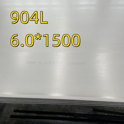 Walcowane na gorąco płytki ze stali nierdzewnej 904L12MM UNS S08904 SS 904l