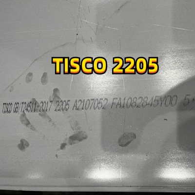 Płyta ze stali nierdzewnej 2205 Duplex Steel Plate ASME SA240 S32205, S31803 Duplex Steel 2205 Plate