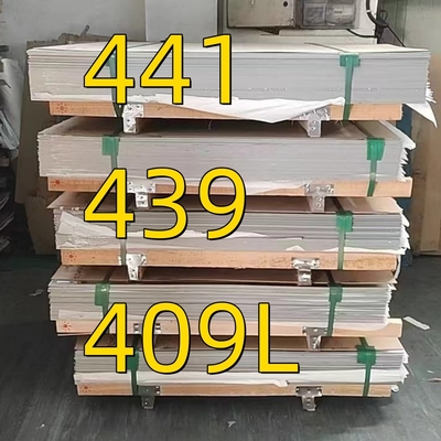 1.4509 AISI 441 2B 2D blacha ze stali nierdzewnej SUS441 Blacha metalowa 2D powierzchnia stosowana do układu wydechowego samochodów