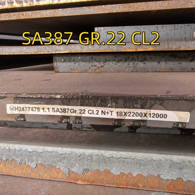 SA387Gr22 CL2 Kotel i zbiorniki ciśnieniowe N+T Płytka stalowa 18*2200*12000MM