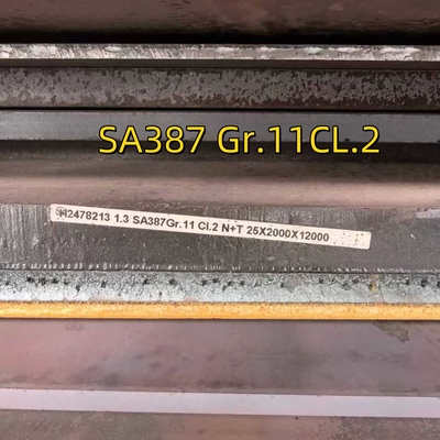 SA387 Gr.11CL.2 Płytka ze stali kotłowej 25*2000*12000MM Płytka ze stali chromowej z stopem krzemowym