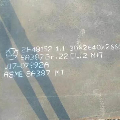 SA387 Gr.11CL.2 Płytka ze stali kotłowej 25*2000*12000MM Płytka ze stali chromowej z stopem krzemowym