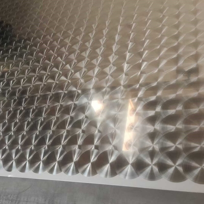 304 3D CD Art Laser Mirror Finish Polerowany SUS304 Stal nierdzewna Wzór blacha jak CD Krąg Efekt laserowy