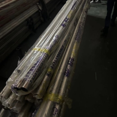 ASTM A554 201 Rurka spawana 25*0,8*6000mm 320 Grit Mirror Polerowane Rury ze stali nierdzewnej
