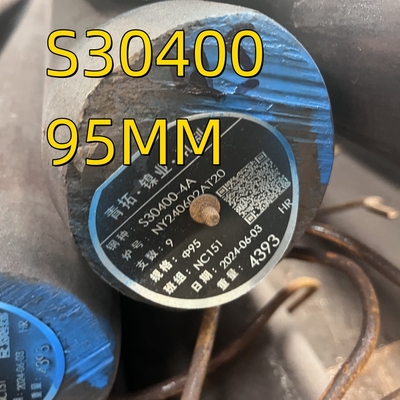 SS 304 Stal nierdzewna okrągła pręta walcowana na gorąco S30400 1.4301 SUS Soild Rod 95mm