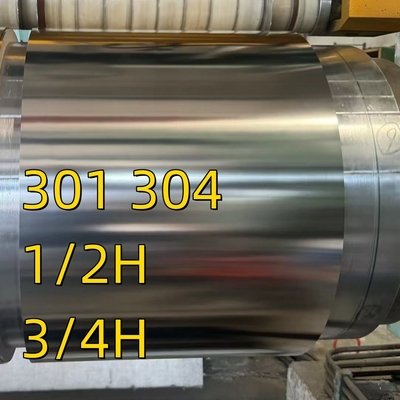 301 Stryj ze stali nierdzewnej SUS301 HRC 40 AISI 301 Węzeł ze stali nierdzewnej 0,1-2 mm pełna twardość