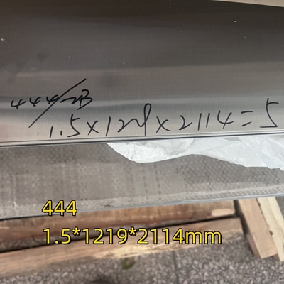EN1.4376 SUS444 Płaska arkusz ze stali nierdzewnej 444 # 2,5 X 1220 X 3000 mm