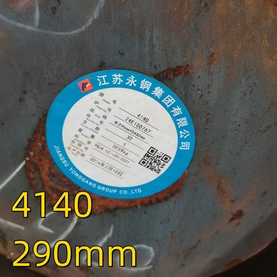 AISI 4140 Scm440 42CrMo4 1.7225 QT Gorąco walcowana stopa okrągła ze stopu stalowego OD 290mm