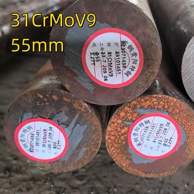 Materiał stopu walcowanego na gorąco 31CrMoV9 DIN 1.8519 EN 10085-2001 Okrągły pręt o średnicy 75 mm