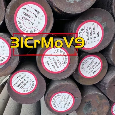 Materiał stopu walcowanego na gorąco 31CrMoV9 DIN 1.8519 EN 10085-2001 Okrągły pręt o średnicy 75 mm
