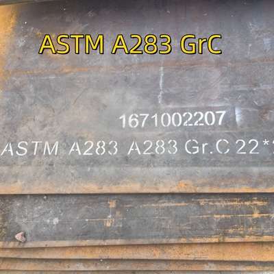 ASTM A283 klasy C 1500x6000x25 mm Płytka MS walcowana na gorąco Płytka kotłowa ze stali węglowej