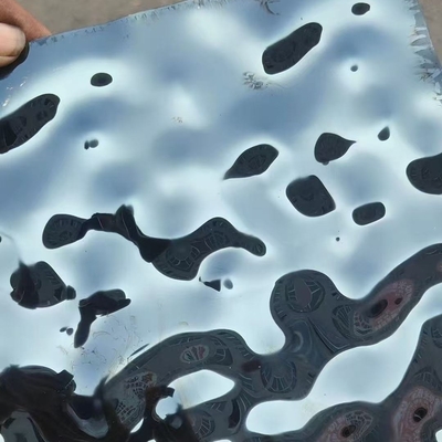 Politykowanie wykończenie Stamped Embossed Water Ripple Metal Sheet Plates Wave