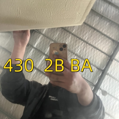 1.2mm 430 BA Szlifowane blachy ze stali nierdzewnej i płyty walcowane na zimno SUS 430 SS