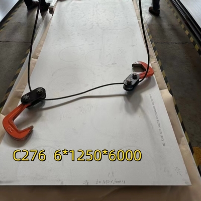Stopień Hastelloy C276 Płytka stopnia niklu ASTM B575 UNS N10276 Płytka stopnia 6*1220*6000mm