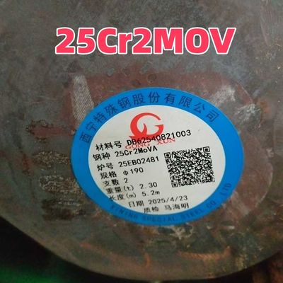 Stal walcowana na gorąco, kuta, stopowa 25Cr2MoVA, pręt okrągły 150*6000mm, wał o wielu średnicach