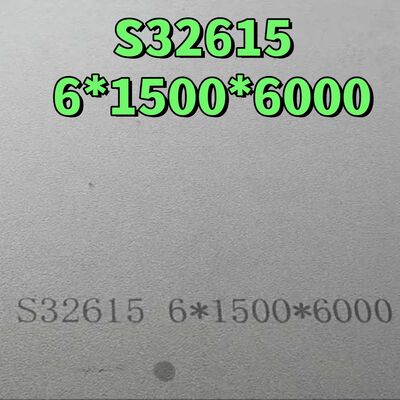 ASTM A240  UNS S32615 Stainless Steel Plate  6*1500*6000mm  Hot Rolled NO 1 Surface
