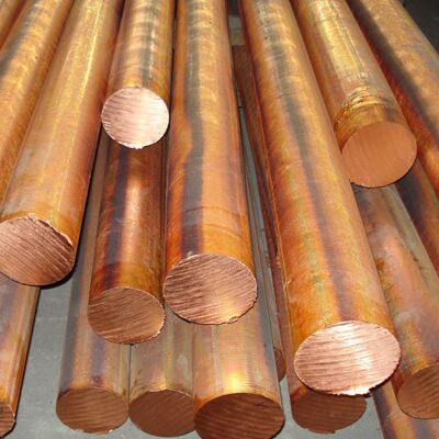 Przemysłowy użytek miedziany okrągły rod miedziany duża średnica C1100 czerwony pręt miedziany