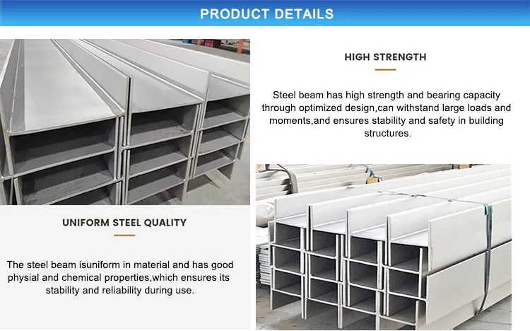 I Profil wiązki 100x100x6x8mm 304 ze stali nierdzewnej H Structure Beam Welding For Building Materials 0