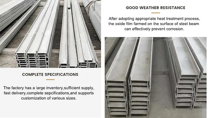 I Profil wiązki 100x100x6x8mm 304 ze stali nierdzewnej H Structure Beam Welding For Building Materials 1