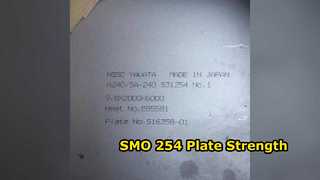 254 Płyta SMO S31254 F44 Stal nierdzewna o wysokiej wydajności